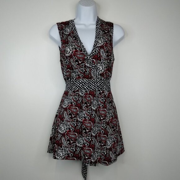 Carole Little Tops - Carole Littlle Sleeveless Paisley Top Size Small
